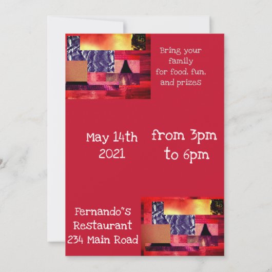 retrocollage kaart (Achterkant)