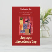 retrocollage kaart (Staand voorkant)