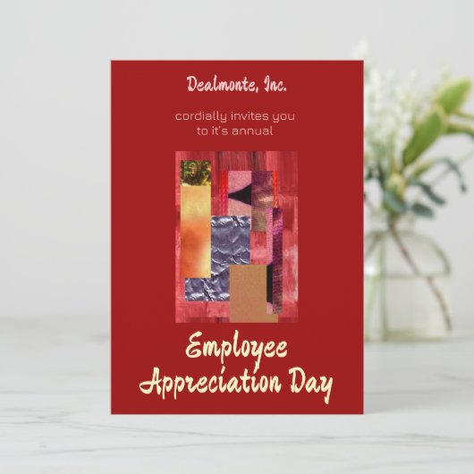 retrocollage kaart (Staand voorkant)