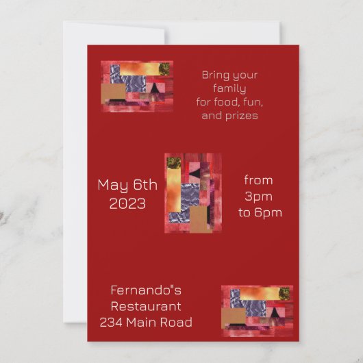 retrocollage kaart (Achterkant)