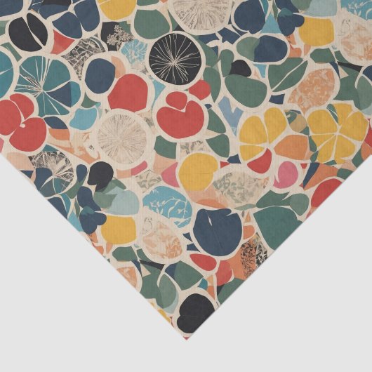 Retrocollage Tissuepapier (Detail)