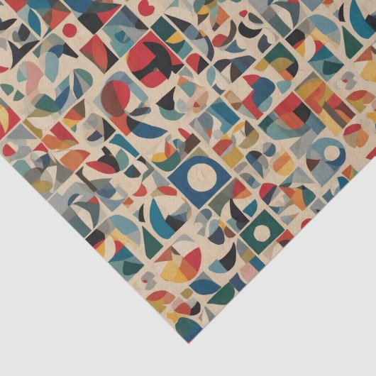 Retrocollage Tissuepapier (Detail)