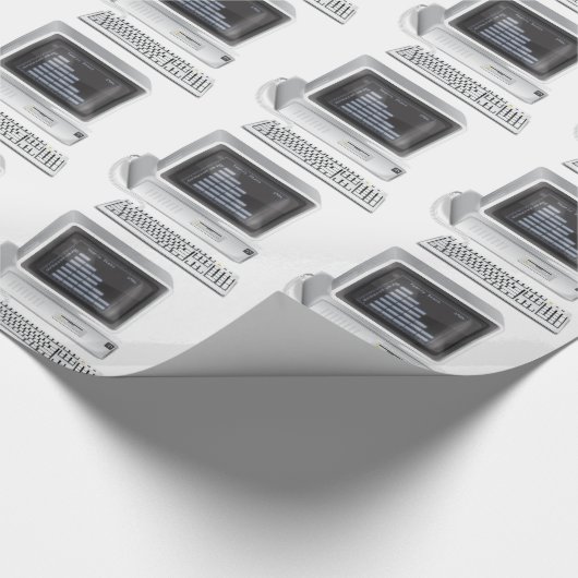 Retrocomputer Cadeaupapier (Hoek)