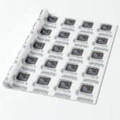 Retrocomputer Cadeaupapier (Uitgerold)