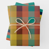 Retrocontroles en middelmatige mod-strips inpakpapier vel (In situ)