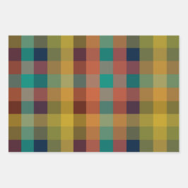 Retrocontroles en middelmatige mod-strips inpakpapier vel