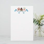 Retrocupcakes en macarons Papier (Staand voorkant)