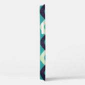 Retrocurven: Grunge-patrooneffect. Case-Mate iPhone Case (Achterkant / Rechts)