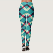Retrocurven: Grunge-patrooneffect. Leggings (Achterkant)