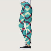Retrocurven: Grunge-patrooneffect. Leggings (Links)