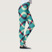 Retrocurven: Grunge-patrooneffect. Leggings (Rechts)