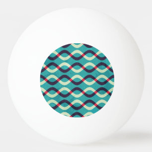 Retrocurven: Grunge-patrooneffect. Pingpongbal