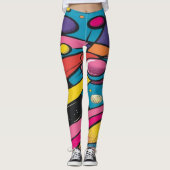 Retrodanser | leggings (Voorkant)