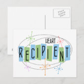 Retrodesign — Heart Transplant Recipient Briefkaart (Voorkant / Achterkant)