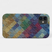 Retrodiamant naadloze vormwand grafisch Case-Mate iPhone case (Achterkant (horizontaal))