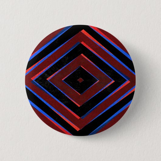 Retrodiamantpatroon Ronde Button 5,7 Cm (Voorkant)