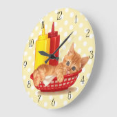 Retrodiner-hongerkitten Grote Klok (Hoek)