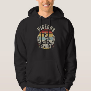 Retroduiven zijn mijn dierlijk duif Hoodie