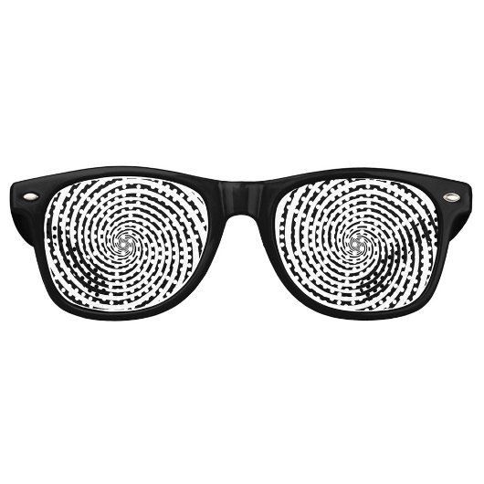 Retroduizeligheid hypnosespiraal retro zonnebril