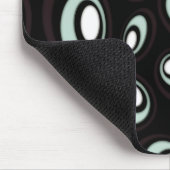 Retroeporen met mint- en cream-offset muismat (Hoek)