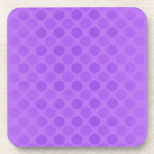 Retrofaded paarse cirkels bier onderzetter