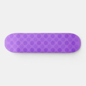 Retrofaded paarse cirkels persoonlijk skateboard (Horizontaal)
