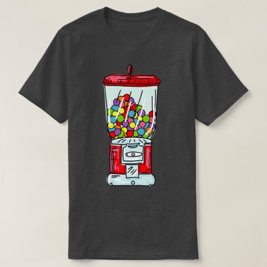 Retrofballmachine T-shirt (Design voorkant)