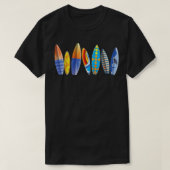 retrofborden met klassieke surfer 14 t-shirt (Design voorkant)