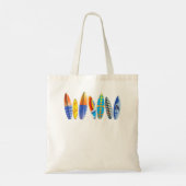  retrofborden met klassieke surfer Pr Tote Bag (Achterkant)