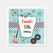 Retrofeest jaren 50 servet (Voorkant)