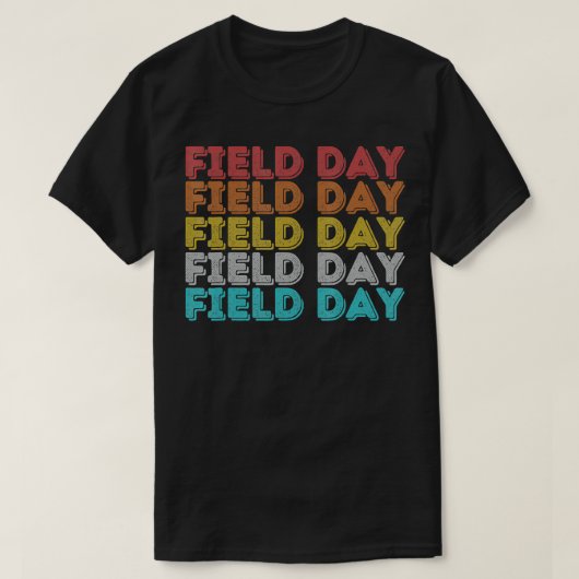  Retrofielddag T-shirt (Design voorkant)