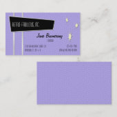 Retrofiele horizontale Visitekaartjes (Voorkant / Achterkant)