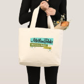 Retrofiele middeleeuwse moderne grote tote bag (Voorkant (product))