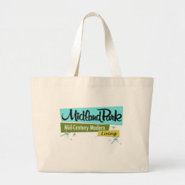 Retrofiele middeleeuwse moderne grote tote bag