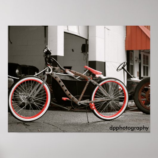 Retrofiets poster (Voorkant)