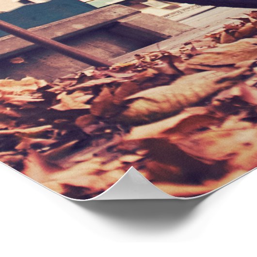 Retrofiets Poster (Hoek)