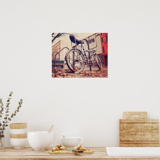 Retrofiets Poster (Keuken)