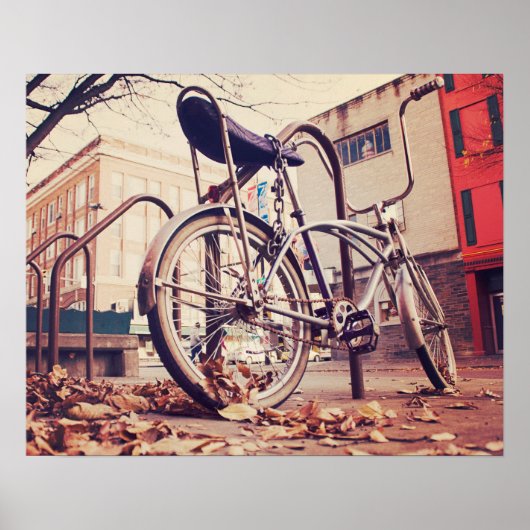 Retrofiets Poster (Voorkant)