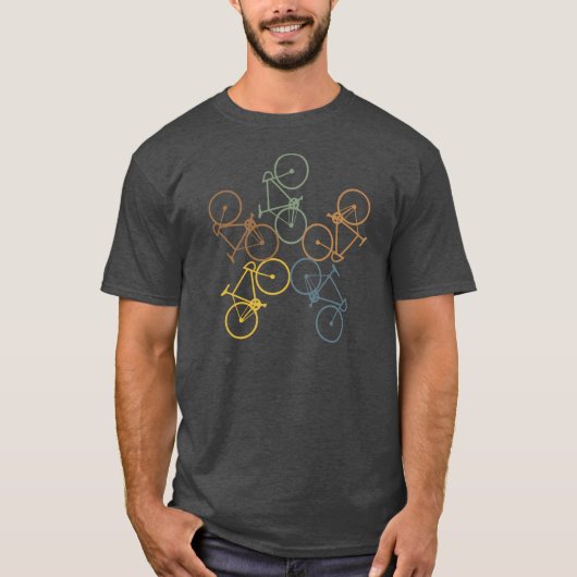 Retrofiets t-shirt (Voorkant)