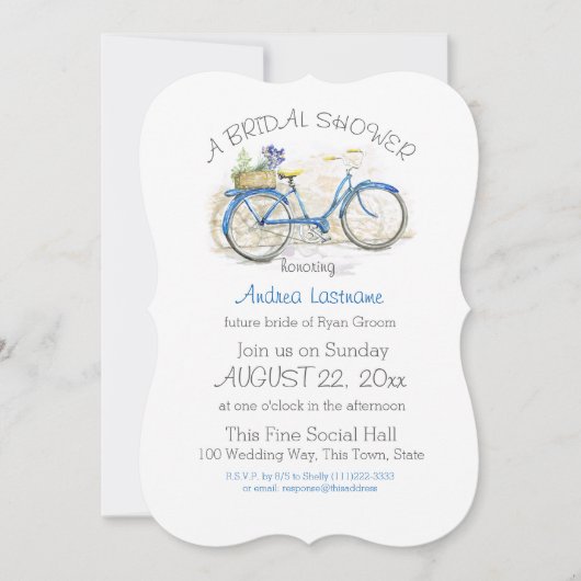 Retrofiets Vrijgezellenfeest Kaart (Voorkant)