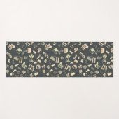 Retrofilmelementen patroon yogamat (Voorkant (horizontaal))