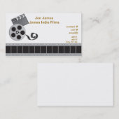 Retrofilmproducent Visitekaartje (Voorkant / Achterkant)