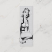 Retrofitness B/W Mini Visitekaartje (Achterkant)