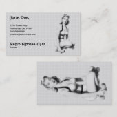 Retrofitness B/W Visitekaartje (Voorkant / Achterkant)