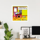 Retrofitting van belastingschulden poster (Thuiskantoor)