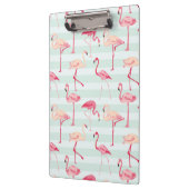Retroflamingos op mintstrips klembord (Links)