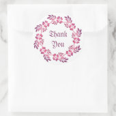 Retroflecirkel gradiëntelement. Tekst Ronde Sticker (Tas)