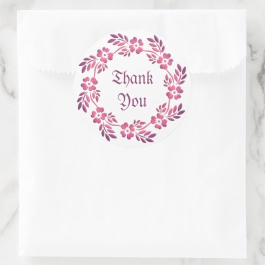 Retroflecirkel gradiëntelement. Tekst Ronde Sticker (Tas)