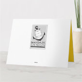 retroflecterende partij kaart (Achterkant)