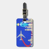 Retroflichtbegeleidend Bagagelabel (Voorkant verticaal)